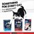 Felix Original Soup Time with cod, tuna, beef, chicken, lamb, and Felix Crispies treats with salmon and trout. Purina logo at the bottom. Felix Original Soup Time with cod, tuna, beef, chicken, lamb, and Felix Crispies treats with salmon and trout. Purina logo at the bottom.