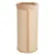Cylindrical scratching post covered in beige sisal material with a padded top edge.