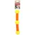 Jouet pour chien Flamingo Floating Stick, bâton flottant en TPU orange et jaune, emballage avec nom du produit visible.