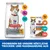 Hill's Science Plan Sterilised Cat Adult 1–6 ans, croquettes et pâtée pour chat stérilisé, saveur poulet. Texte en allemand : Probieren Sie unsere köstliche Trocken- und Nassnahrung aus.