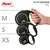Flexi Black Design Seil Hundeleinen in Grössen M, S und XS. Schwarzes Design mit grünem Akzent und ergonomischem Griff.