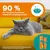 90 % der Tierärzte empfehlen unsere Beruhigungsformel. Abbildung einer entspannten Katze und Produktverpackung mit Aufschrift 'Beruhigende Paste'. 90 % der Tierärzte empfehlen unsere Beruhigungsformel. Abbildung einer entspannten Katze und Produktverpackung mit Aufschrift 'Beruhigende Paste'.