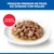 Pedaços premium de peixe do oceano com molho, servidos num prato branco. Texto: Pedaços com molho. Pedaços premium de peixe do oceano com molho, servidos num prato branco. Texto: Pedaços com molho.