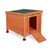 Lionto Katzen- und Kleintierhaus aus Holz - L 43 x B 43 x H 52 cm