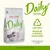 almo nature Daily con ingredientes naturales, con ternera y arroz, envase de plástico reciclable LDPE+HDPE, para todas las razas de perros. Todos los beneficios para el planeta.