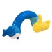 TIAKI hundleksak undervattensvärld-boomerang - ca L 25 x B 9 x H 13 cm