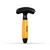 WAHL® Unterwollrechen - orange, ca. L 22 x B 13,5 x H 5 cm