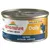 Konzerva almo nature pet food + amore Daily, DADINI CHUNKS HÄPPCHEN, con trota mit Forelle with trout, 85 g. Obal zobrazuje siluetu kočky a psa.