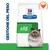 Hill's Prescription Diet r/d per gatti, gestione del peso, immagine di un gatto e simbolo arancione di pollo visibili sulla confezione. Hill's Prescription Diet r/d per gatti, gestione del peso, immagine di un gatto e simbolo arancione di pollo visibili sulla confezione.