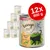 Lot de 12 boîtes Feringa Classic Meat Duck & Veal with broccoli & dandelion pour chat adulte, 800 g chacune. Texte visible : HOMEMADE TASTE BEGINS WITH LOVE.