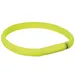 Collier lumineux Trixie USB, vert - taille M-L : 50 cm / 18 mm
