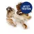 Probierpaket Wolf of Wilderness Kauohren mit Fell - von Rind & Kaninchen - Mix 320 g (ca. 13 Stück)