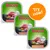 Rocco Menu wet food trays, visible varieties: Beef with vegetables & rice, Beef, lamb, vegetables & rice, Beef, poultry, vegetables & rice. Orange badge reads: Try now!