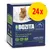 Bozita hondenvoer met eland, 24x370g. Tekst: Swedish natural quality, grain free, GMO free, no added sugar, 100% animal protein, chunks in jelly. Merknaam en Zweedse ingrediënten zichtbaar.