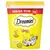 Dreamies MEGA TUB 350 grams, fromage délicieux, vitamines et minéraux, seulement 2 kcal par friandise, boîte résistante aux griffes, intérieur tendre extérieur croustillant.