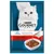 Purina Gourmet Perle Régal de Sauces au bœuf, dans une sauce saveur rôti de bœuf. Image d’un chat blanc et d’un bol de morceaux en sauce.