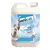 Sanicat Light & Clump kattsand, 5 liter. Text: Teknologi exclusiva 40% más ligera, dura 7 días más. Ikoner: utan parfym, 100% naturlig, 20% mindre damm, luktkontroll.
