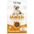 Sac de croquettes IAMS 12 kg, Mit Frischen Huhn, pour chiens de plus de 25 kg et 7+ Jahre, 100 % Complete & Balanced Nutrition. Texte en anglais et allemand visible.