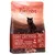 Purizon Dry Cat Food, Fresh Beef & Tender Chicken, 2,5 kg. 70 % eläinperäisiä ainesosia, 30 % hedelmiä, vihanneksia ja yrttejä, 0 % lisättyä viljaa. Teksti englanniksi.