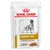 Royal Canin Urinary S/O Moderate Calorie Veterinary hondenvoer, afbeelding van hond en stukjes vlees in saus, tekst: Thin slices in gravy, S/O Index. Royal Canin Urinary S/O Moderate Calorie Veterinary hondenvoer, afbeelding van hond en stukjes vlees in saus, tekst: Thin slices in gravy, S/O Index.