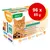IAMS Delights Adult 1+ Land & Sea Collection kattemad i gelé, 96 x 85 g. Indeholder varianter med tun, sild, laks, ørred, kalkun, and, lam og lever. Synlig tekst: Complete Nutrition.