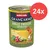 Animonda GranCarno Single Protein Adult, Huhn mit Spinat, Himbeeren und Kürbiskernen. 100% frische Zutaten, ohne Getreide, ohne Gluten, Made in Germany. Packung mit 24 Dosen.