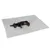 Dog lying on a grey mat. Product shows a pet mat for pets.