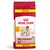 Опаковка Royal Canin Medium Adult, 15 кг + 3 кг безплатно. За кучета над 12 месеца, размер M. Видимо изображение на куче и текст: Muscle mass support, optimal health.