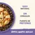 100% natural, sin cereales, fuente de proteínas. ¡Sírvelo, compártelo, mézclalo! La imagen muestra un cuenco con pienso y trozos de carne.