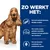 Zo werkt het: met sterk gehydrolyseerde dierlijke eiwitten, visolie, hogere gehalten essentiële vetzuren en vitamine E, bewezen combinatie van prebiotische vezels.