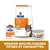 Hill's Prescription Diet Urinary Care s/d pour chats, sachet, sac et boîte visibles. Texte : Essayez nos délicieuses pâtées et croquettes.