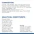 Composition: cereals, oils and fats, eggs, meat, vegetable protein, seeds, minerals, fruit. Protein 15.6%, fat 14.8%, fibre 1.2%, vitamins A, D3, E, C, beta-carotene per kg.