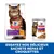 Hill's Science Plan Sensitive Stomach & Skin Adult 1+ pour chats, croquettes au poulet et sachet repas à la dinde. Texte : Essayez nos délicieux sachets repas et croquettes.