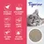Tigerino Premium. Natural clay of bentonite, ultra absorbent & efficient, extremely low-dust, immediate clumping, fast odour control, with cherry blossom scent (tekst na engleskom).