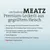 catz finefood MEATZ Premium-Leckerli aus gegrilltem Fleisch. Mindestens 98% hochwertiges Fleisch aus der Schweiz, besondere Zutaten wie Propolis oder Aloe Vera, Made in Switzerland.