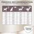 Feeding guide for Concept for Life dog food: daily grams by weight from 26 kg (300–410 g) to 40 kg (410–565 g), with three feeding columns. Brand logo bottom right.