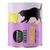 Boîte Cosma Pure Love Snackies XXL Pieces Chicken, gently freeze-dried, 100 % pure meat. Illustration de chat noir sur fond violet.
