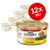 Набор из 12 банок корма для кошек Purina Gourmet Gold mit Huhn, каждая по 85 г. На упаковке изображён белый кот и кусочки курицы. Набор из 12 банок корма для кошек Purina Gourmet Gold mit Huhn, каждая по 85 г. На упаковке изображён белый кот и кусочки курицы.