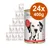 Confezione da 24 lattine da 400 g di DOG'S LOVE, alimento per cani con manzo, mela, spinaci e zucchine. Testo visibile: BIND, RIND, MIT APFEL SPINAT & ZUCCHINI. Confezione da 24 lattine da 400 g di DOG'S LOVE, alimento per cani con manzo, mela, spinaci e zucchine. Testo visibile: BIND, RIND, MIT APFEL SPINAT & ZUCCHINI.