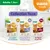 IAMS Delights Collection Terre en sauce pour chat adulte 1 an+, 6x poulet et dinde, 3x agneau et poivron rouge, 3x bœuf et foie, sachets de 85 g chacun. Texte visible en français et anglais.