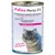 Feline Porta 21, alimento complementare per gatti, Sensitive Hühnerfleisch Chicken Meat mit Reis. Testo visibile: 'your cat will love it!'. Immagine di un gatto sul fronte.