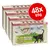 Feringa Classic Meat, lot de 48 x 85 g pour chats adultes. Variétés visibles : volaille, lapin & dinde, canard & veau, poulet & truite, veau, gibier. Sans céréales.