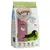 Feringa Turkey Adult, 400 g, avec 75 % de viande. Mentions visibles : with fish oil, high protein, grain-free recipe, cold-pressed. Illustration d’un chat noir et d’une dinde.
