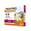 Frontpro comprimidos masticables, 11,3 mg de afoxolaner. Eficaz contra pulgas y garrapatas para perros de 2-4 kg. Paquete con 3 comprimidos, eficacia 30 días.