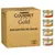 Caja de Purina Gourmet Gold Bocaditos en salsa, 96 latas. Imagen muestra la caja y cuatro latas individuales con etiqueta visible: Gourmet Gold Bocaditos en salsa.