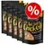 Lot de sachets Greenwoods Do the tasty Chicken! friandises pour chien, 97 % filet de poulet, 100 g, texte promotionnel avec symbole pourcentage rouge.