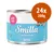 Smilla Kitten con vitello, contiene taurina, senza cereali, 24x200g. Testo visibile: 'Food for a lifetime', 'Made in Germany', 'Contains taurine', 'Grain-free', 'With veal'.