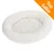 Cuscino ovale bianco in tessuto morbido per pet, angolo arancione con scritta Top Seller. Cuscino ovale bianco in tessuto morbido per pet, angolo arancione con scritta Top Seller.