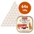 Animonda Carny Country Adult Rind, Ente + Rentier, confezione da 64 vaschette da 100 g ciascuna. Immagine della confezione con gatto e carne visibili sull'etichetta.