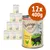 Feringa Classic Meat, confezione 12x400g. Lattina con etichetta: Poultry with carrots & dandelion, ADULT, immagine di gatto nero e gallina. Testo in inglese visibile sull'etichetta.